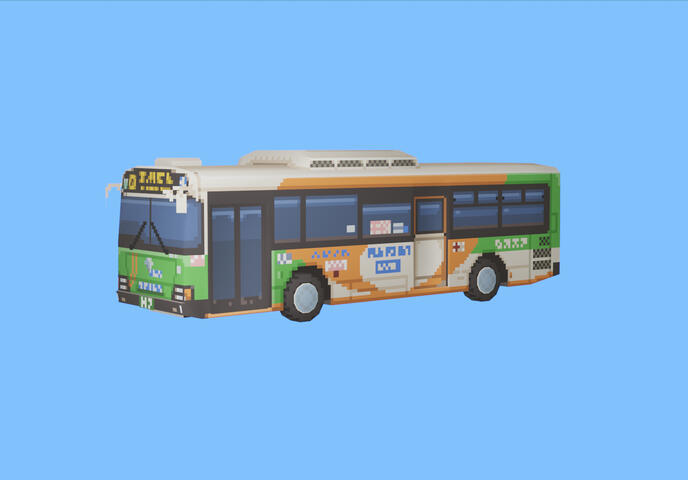 Pixel Toei Bus